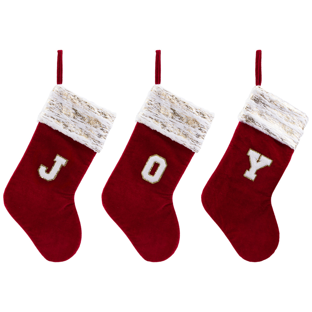 Velvet JOY Christmas Stockings - 20